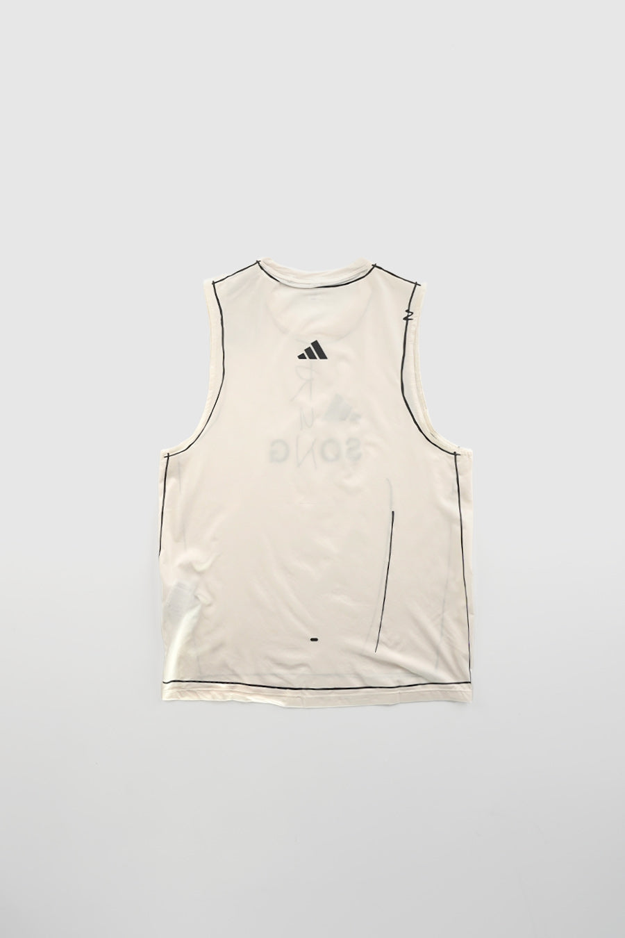 ADI365 SFTM RUNNING TANK TOP CHALK WHITE