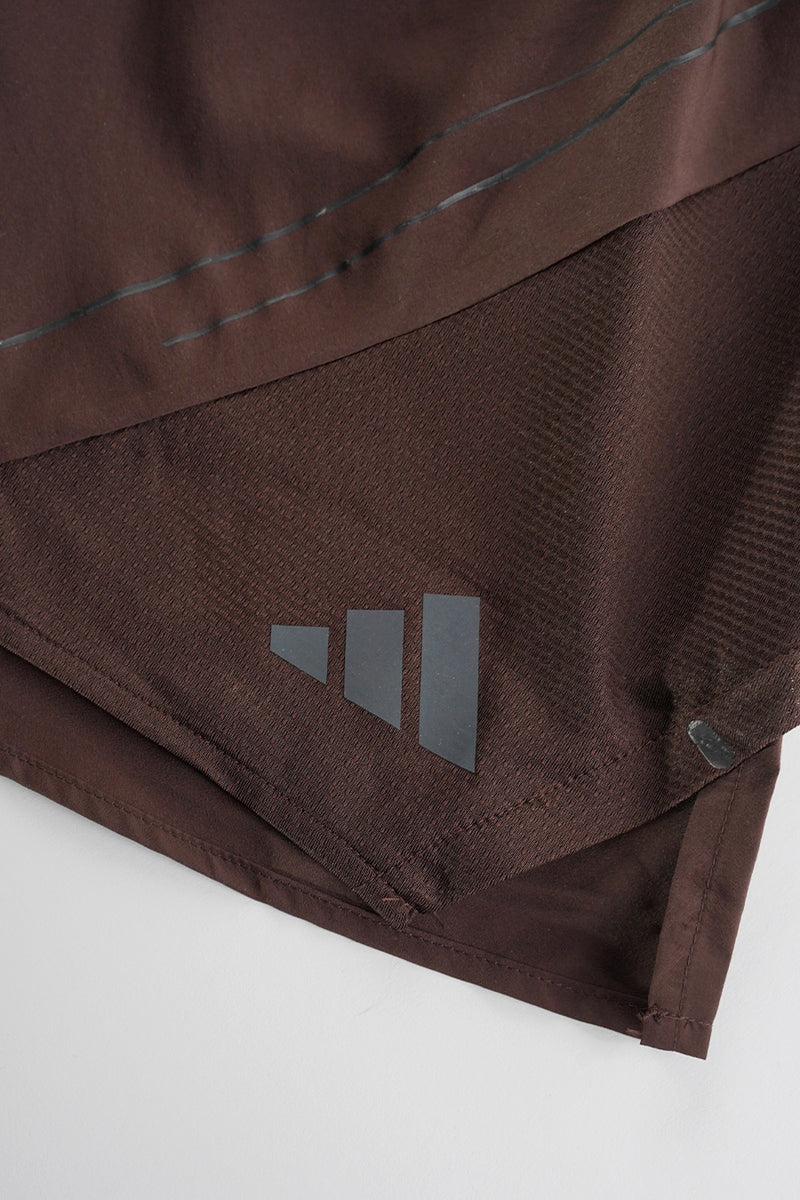 ADI365 SFTM RUNNING SHORT AURORA COFFE