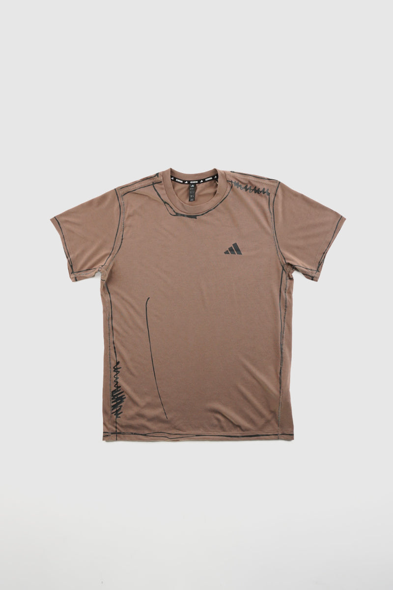 ADI365 SFTM RUNNING UNITEFIT T-SHIRT TRACE BROWN