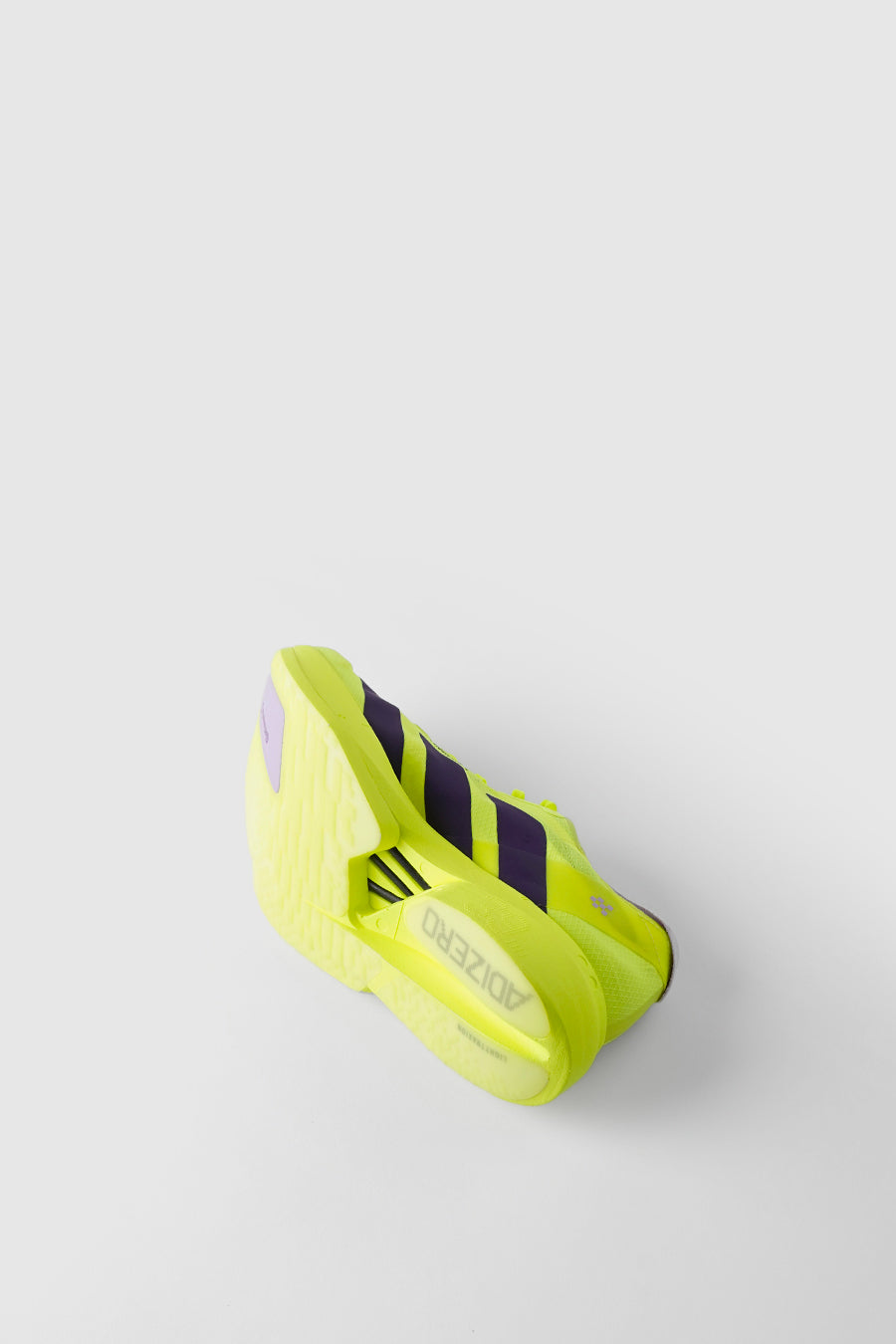 ADIZERO ADIOS PRO 4 M SOLAR YELLOW, AURORA PLUM ET POWDER PLUM