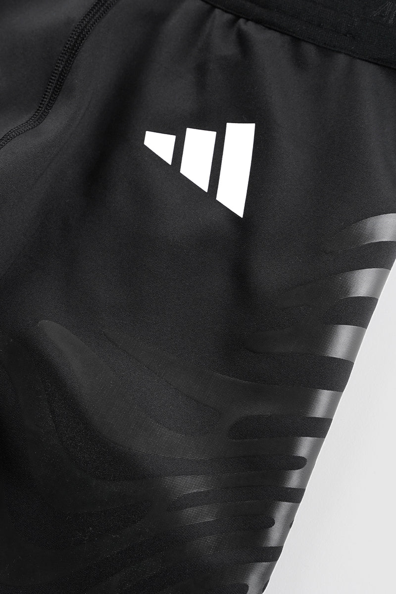 ADIZERO CONTROL RUNNING SHORT LEGGINGS BLACK