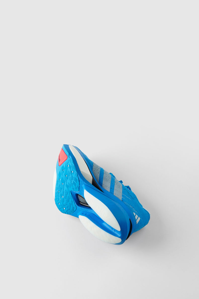 ADIZERO PRIME X3 STRUNG SOLAR BLUE, SILVER METALLIC ET LUCID RED