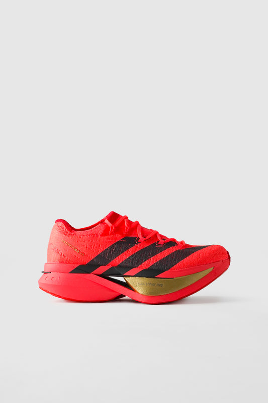 ADIZERO PRIME X3 STRUNG SOLAR TURBO, GREY SIX ET LUCID RED
