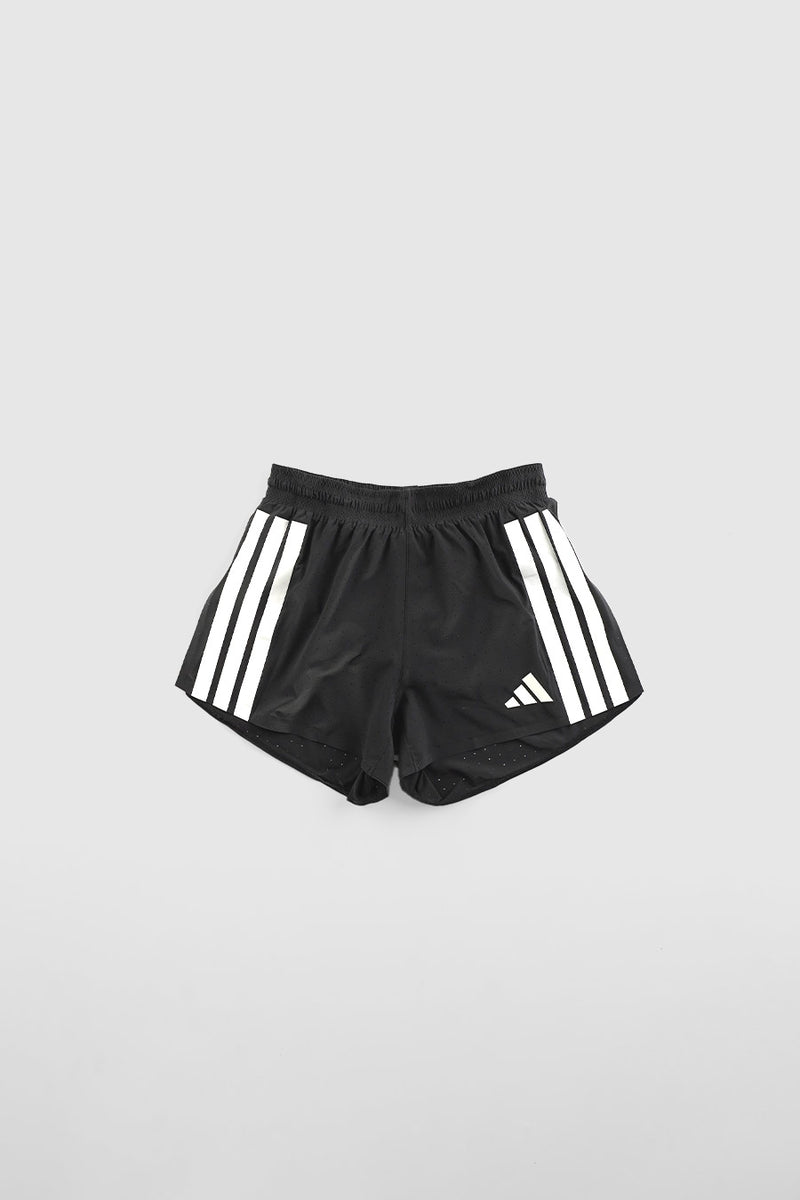 ADIZERO RUNNING SPLIT SHORTS BLACK