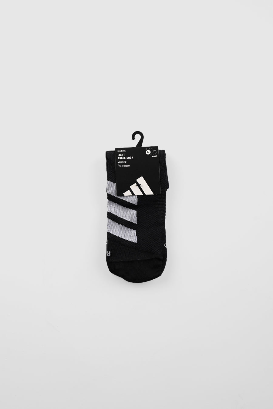 RUN X ADIZERO SOCK BLACK ET WHITE