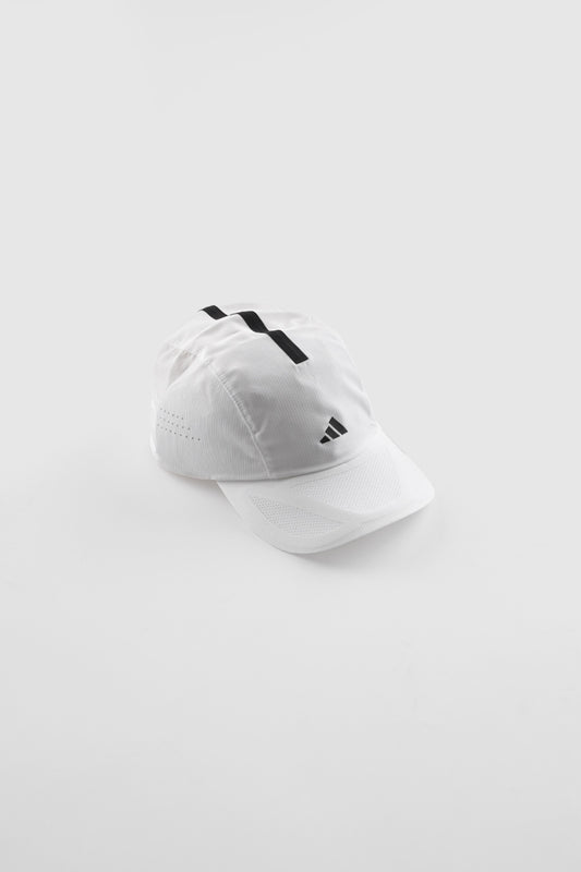 RUNNING X ADIZERO LIGHTWEIGHT CLIMACOOL CAP WHITE AND BLACK