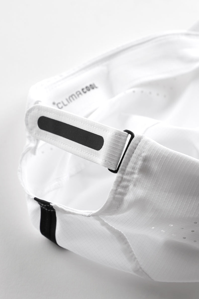 RUNNING X ADIZERO LIGHTWEIGHT CLIMACOOL CAP WHITE AND BLACK