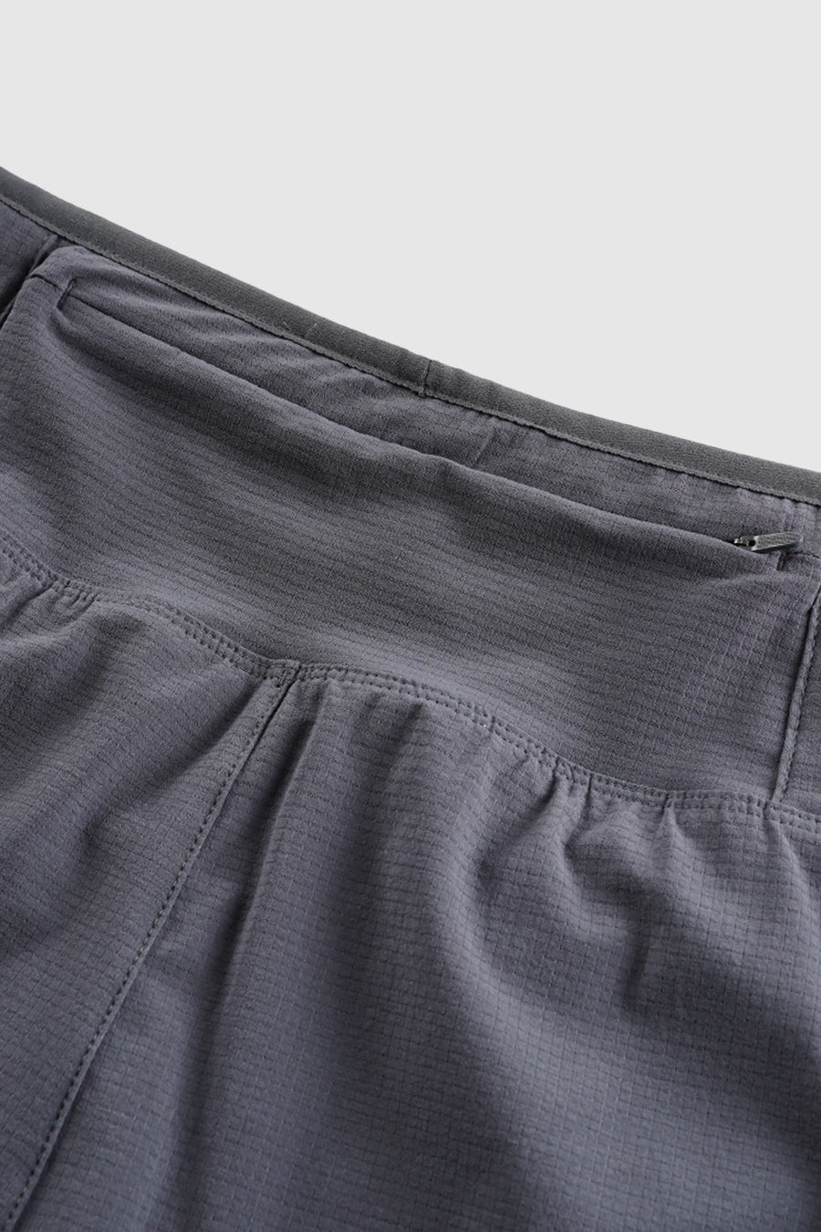 GREY ADIZERO RUNNING GEL POCKET SHORT