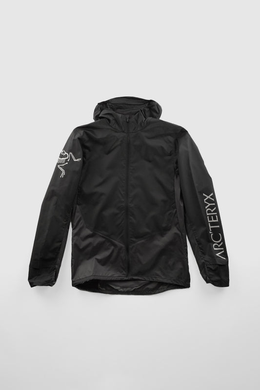 VESTE NORVAN WINDSHELL HOODY BLACK ET GRAPHITE