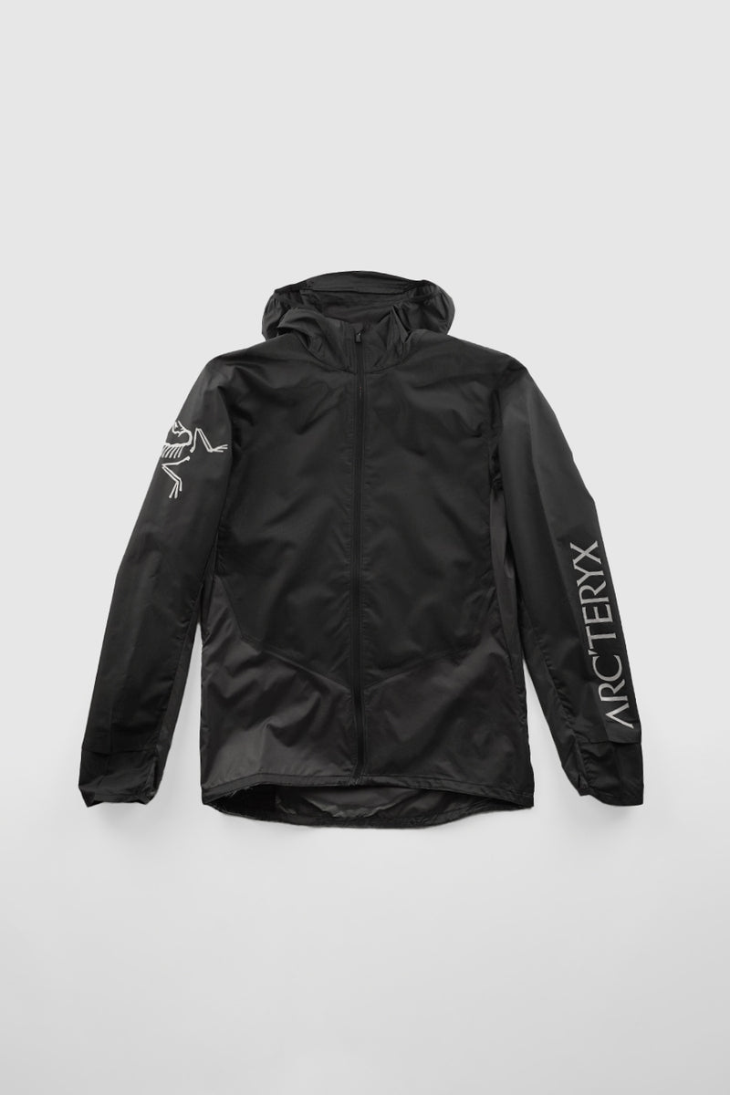 VESTE NORVAN WINDSHELL HOODY BLACK ET GRAPHITE