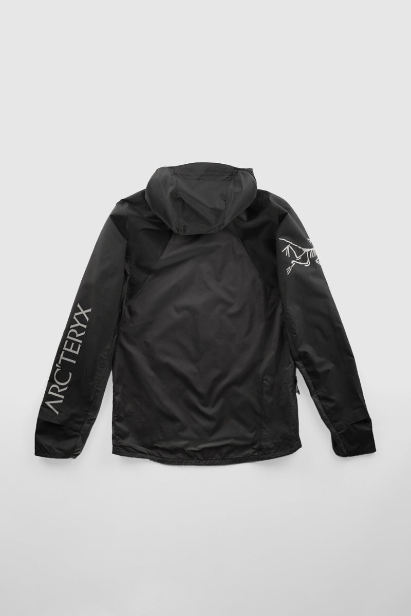 VESTE NORVAN WINDSHELL HOODY BLACK ET GRAPHITE