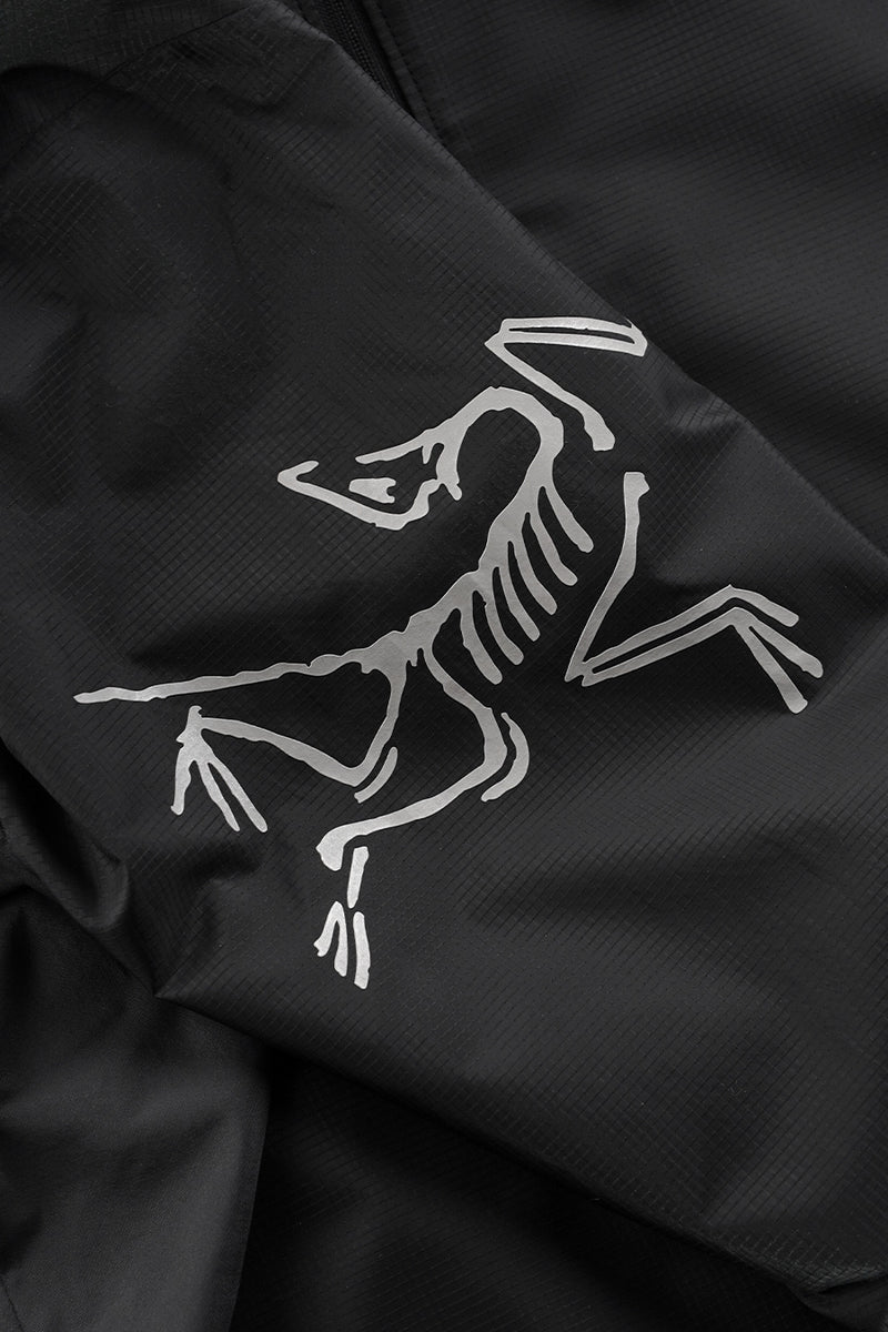 VESTE NORVAN WINDSHELL HOODY BLACK ET GRAPHITE