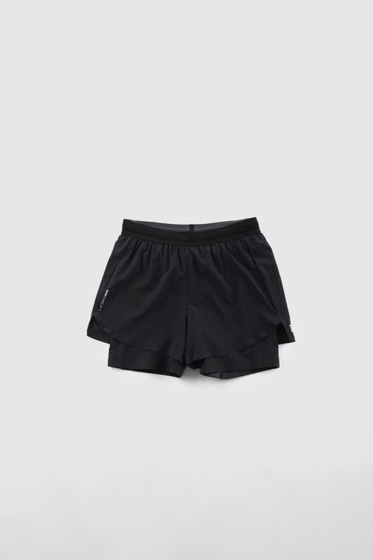 COOLGRID™ 2-IN-1 RUN SHORT BLACK