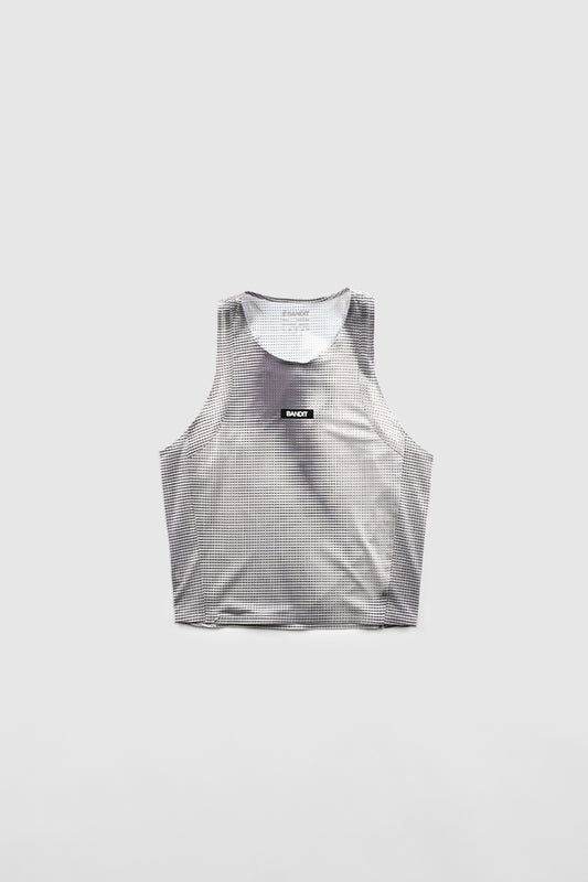 SLATE AND PLASTER GEOMESH™ LIGHTWEIGHT RACE SINGLET