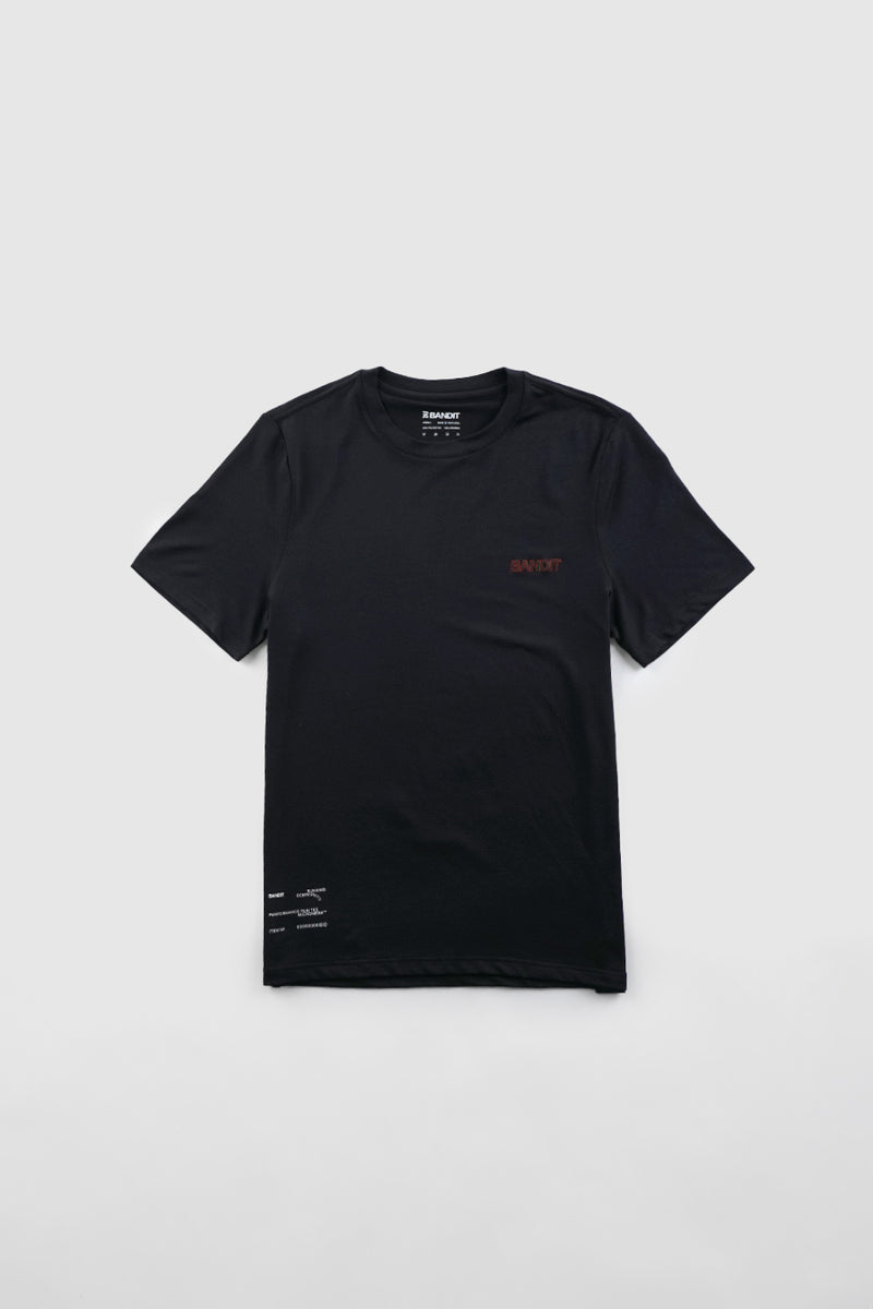 MICROMESH™ SHORT SLEEVE RUN TEE BLACK