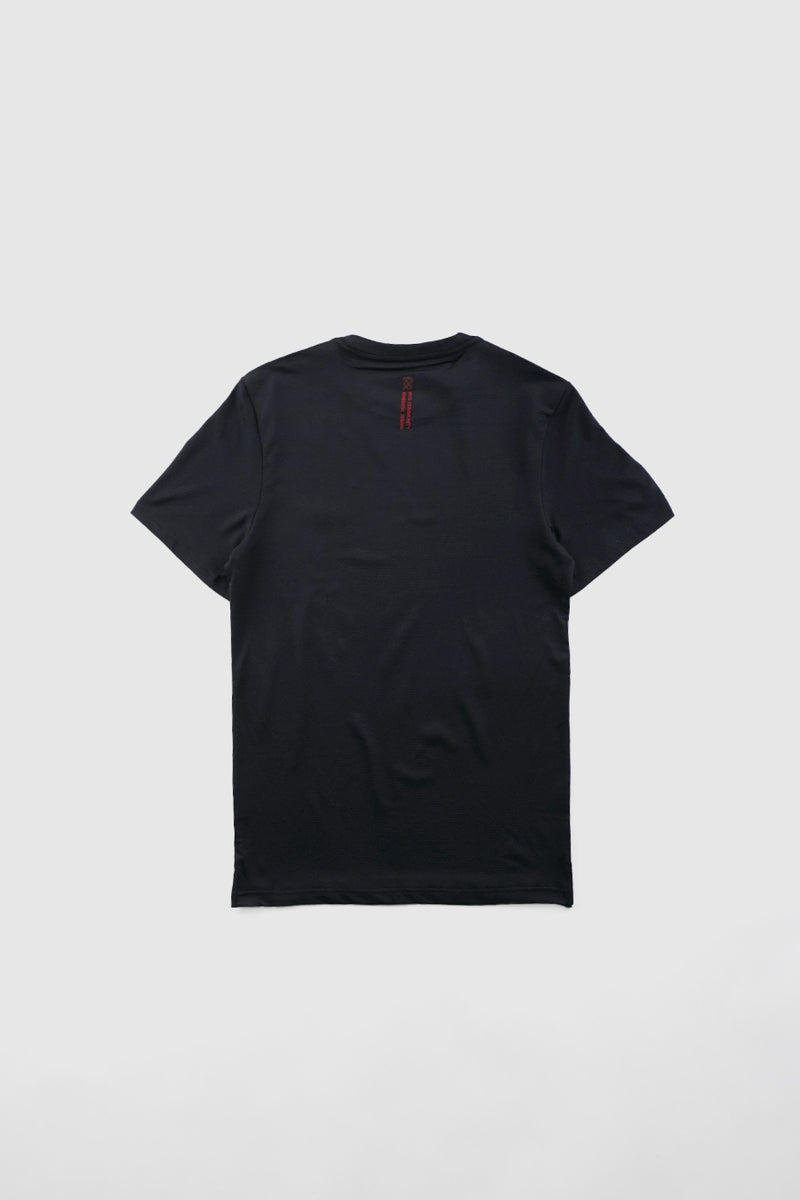 MICROMESH™ SHORT SLEEVE RUN TEE BLACK