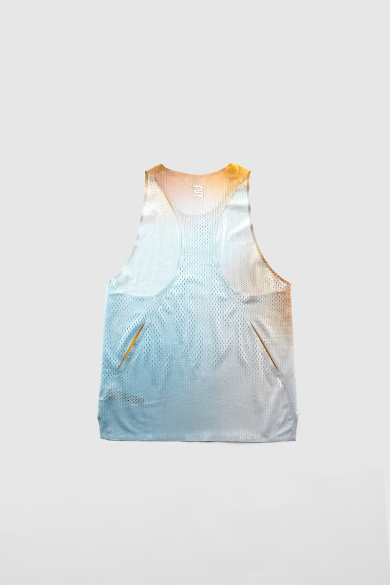 SHREDDER™ RACE SINGLET WITH FLOPACK™ LAGOON MULTI