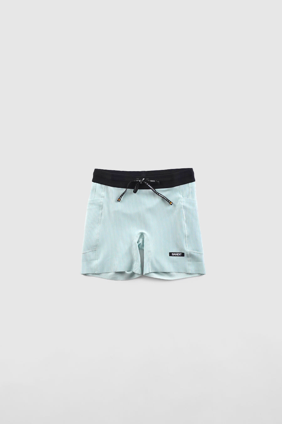 MIST AND LAGOON STRIPED CADENCE™ 5" COMPRESSION SHORTS