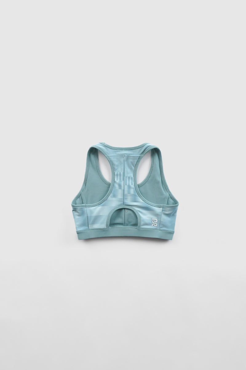 VANISHER™ REVERSO™ SCOOP NECK RUN BRA LAGOON AND MIST
