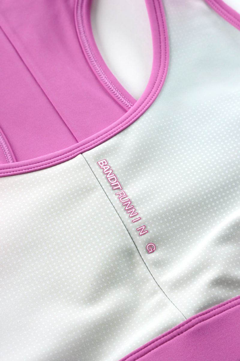 VANISHER™ REVERSO™ SCOOP NECK RUN BRA ORCHID BLOOM MULTI