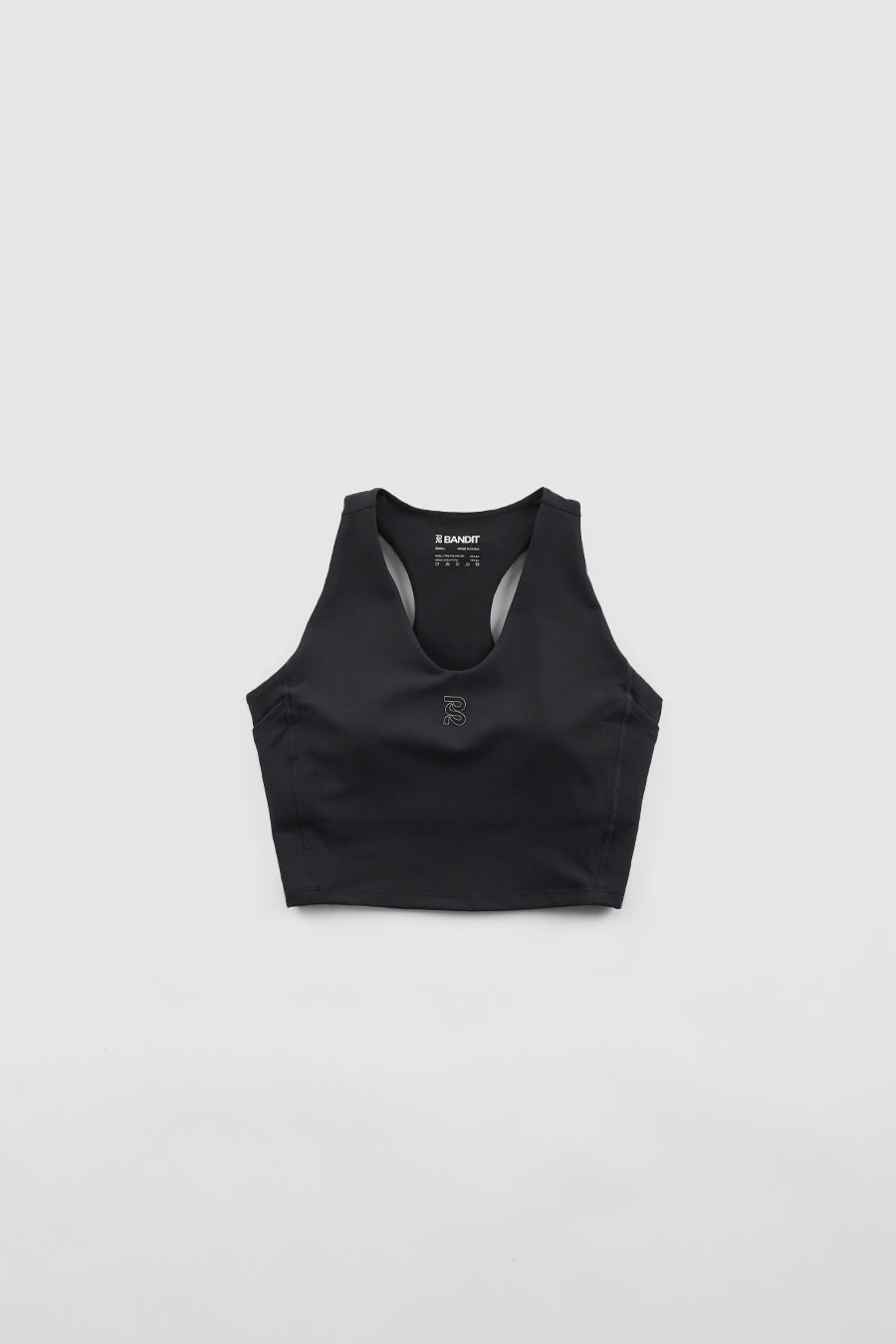 VANISHER™ V-NECK RACE CROP ANTHRACITE