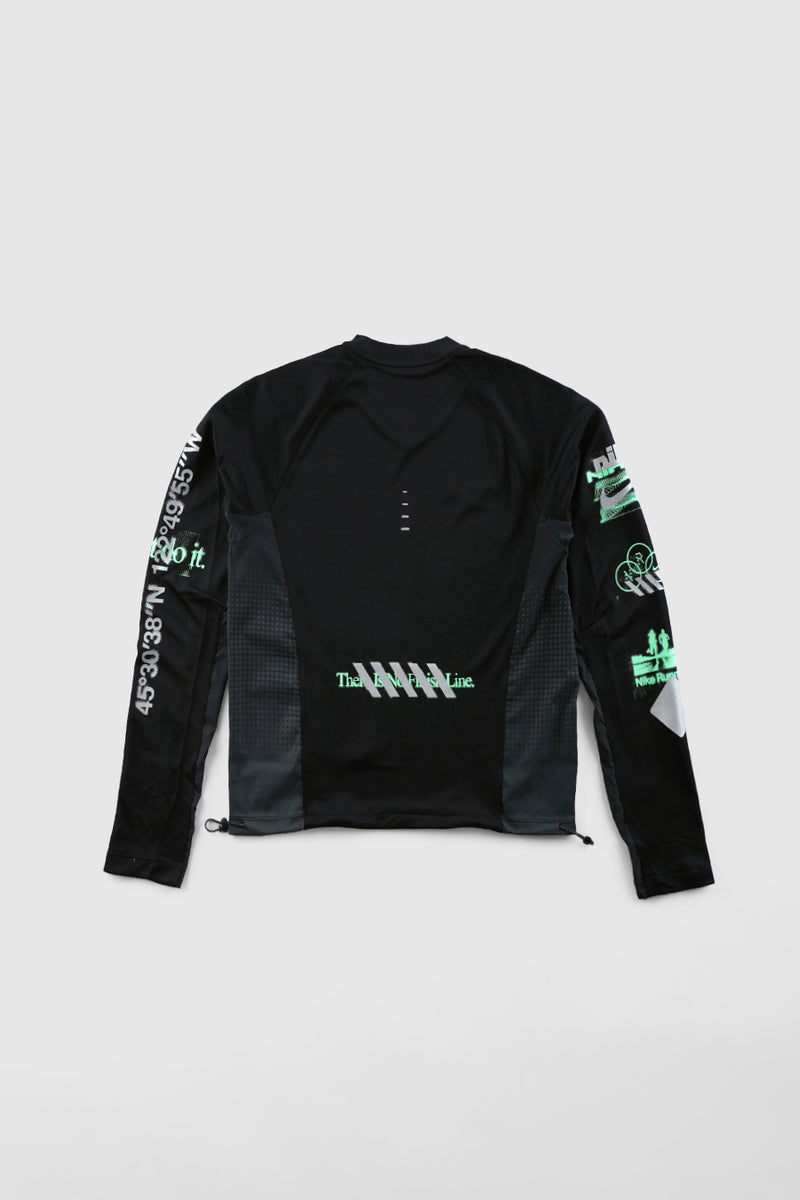 HAUT MANCHES LONGUES NIKE SWIFT NOIR