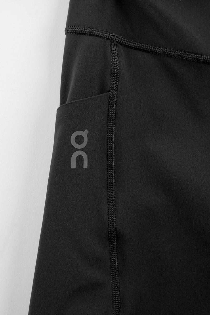 8" WOMEN PERFORMANCE TIGHTS BLACK