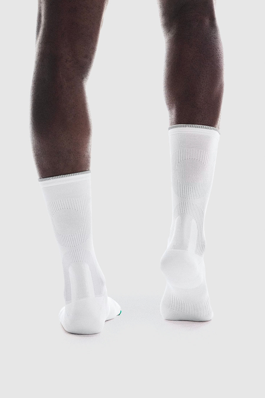 ELITE RUN SOCK HIGH WHITE ET IVORY