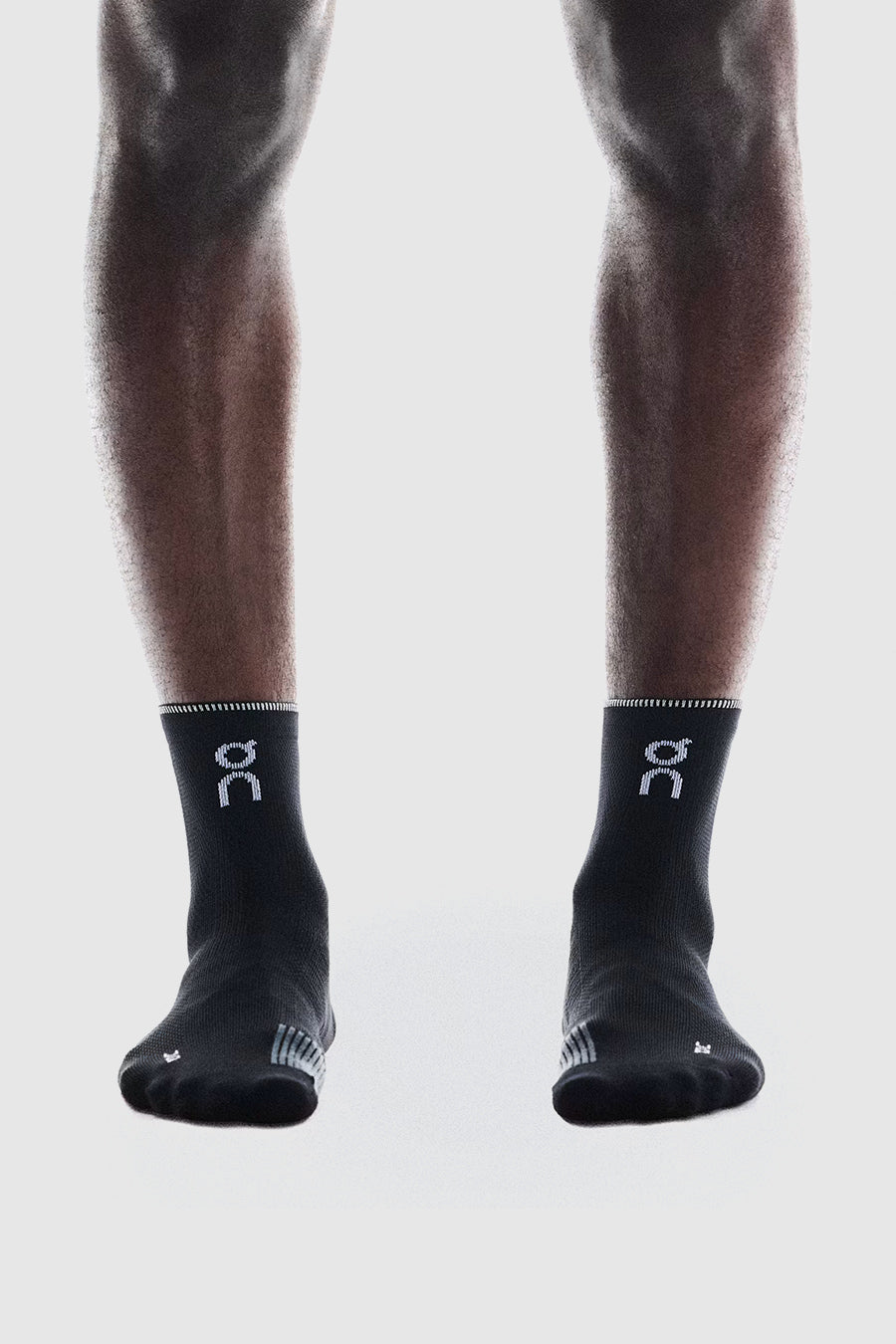 PERFORMANCE RUN SOCK MID BLACK ET ECLIPSE
