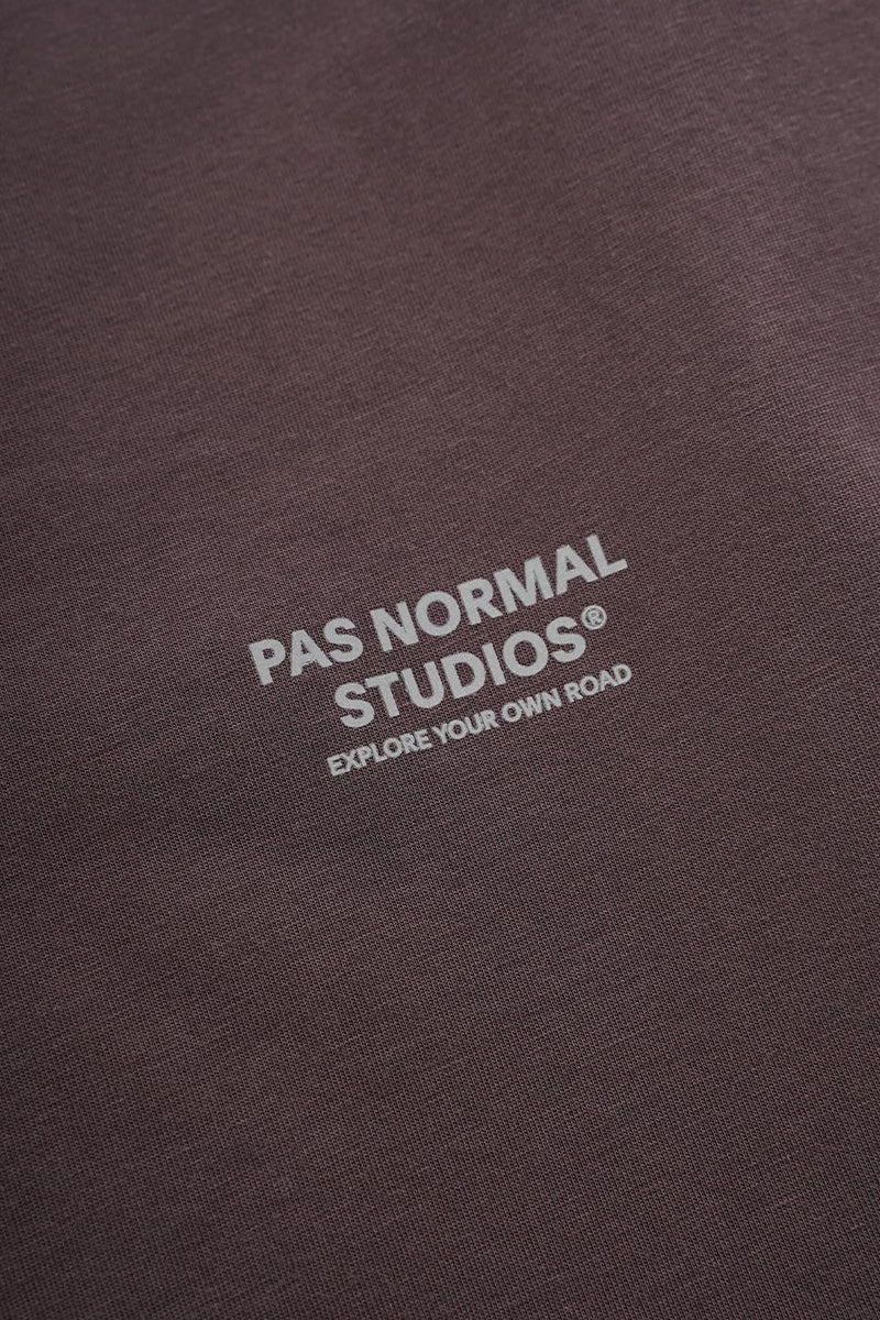 OFF-RACE COTTON TECH T-SHIRT DARK PURPLE