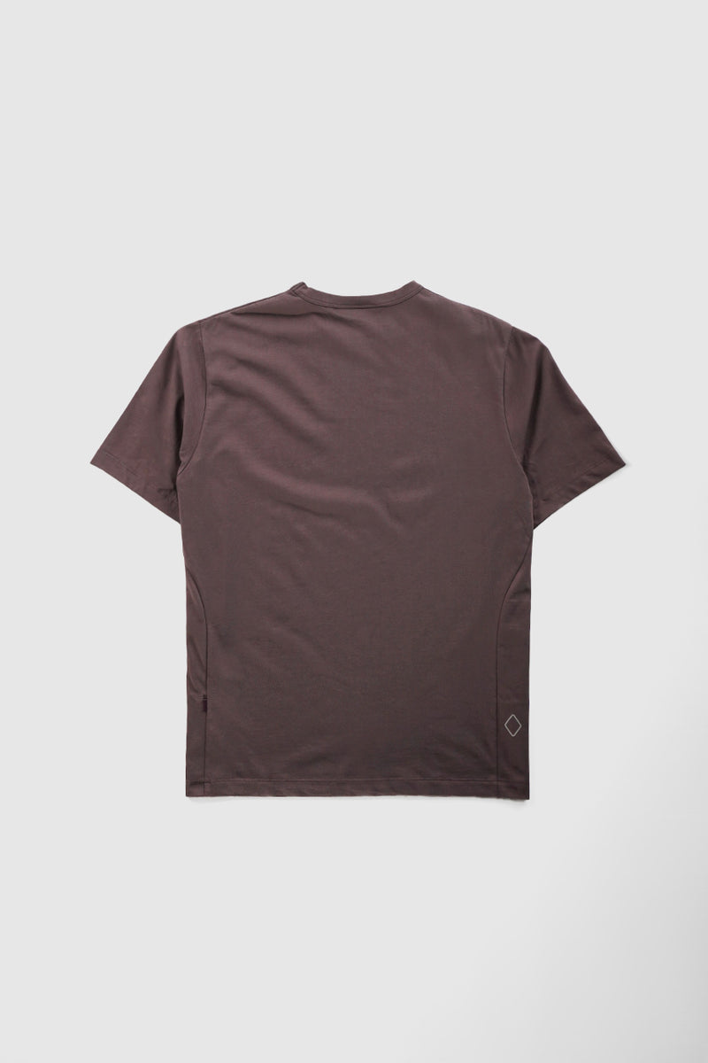 OFF-RACE COTTON TECH T-SHIRT DARK PURPLE