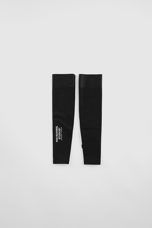 LOGO ARM WARMERS BLACK