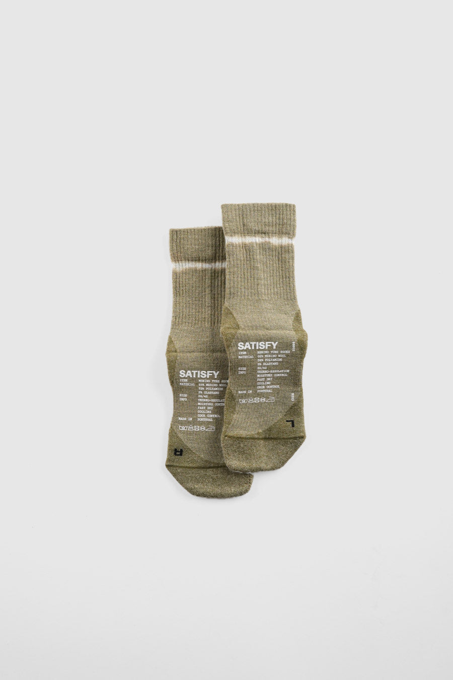 MERINO NYLON TUBE SOCKS COVERT GREEN