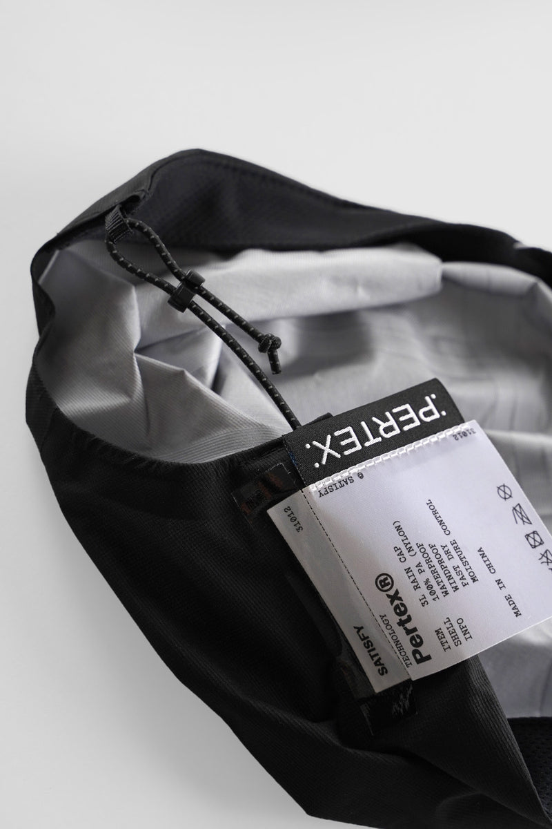 PERTEX 3L RAIN CAP BLACK