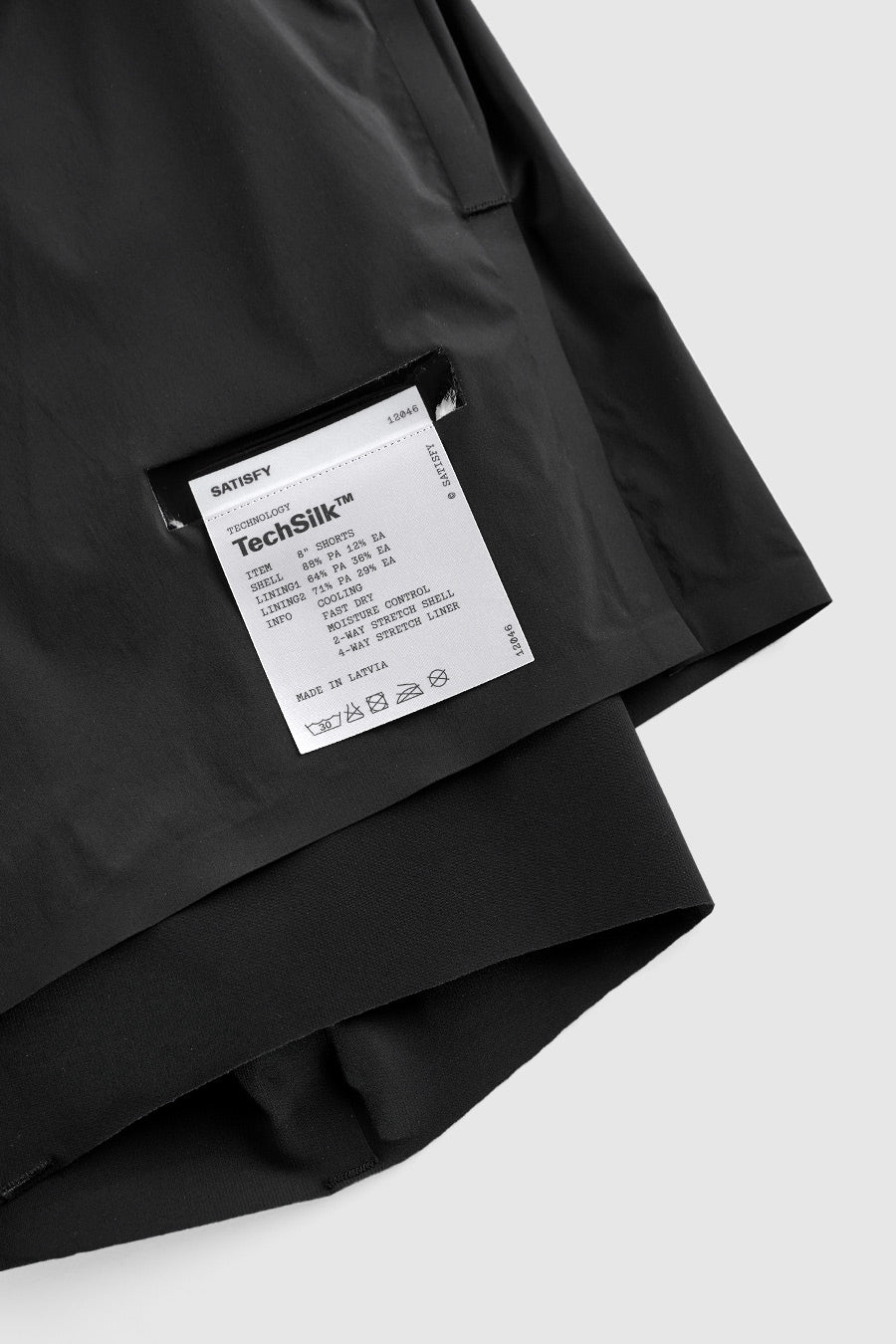 TECHSILK 8" SHORTS BLACK